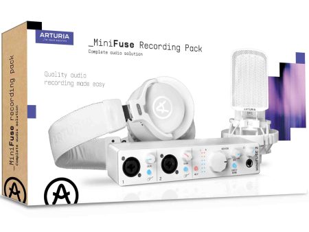 Arturia MiniFuse Recording Pack - White For Cheap