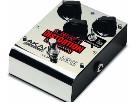 Akai TRIMODDIST Professional Dive3 Distortion Guitar Effect Pedal Fashion