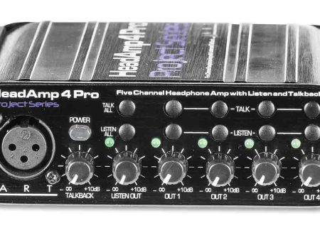 Art HeadAmp4Pro 5 Channel Headphone Amplifier with Talkback Sale