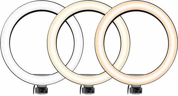 B-Stock: Mackie mRING-10, 10” 3-Color Ring Light Kit with Stand and Remote For Sale