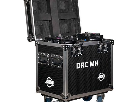 ADJ DRC MH, Dual Road Case for Focus Spot 3Z, 4Z, or Vizi Beam RXONE - Black Hot on Sale