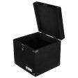 Odyssey CLP090E, Pack of 2 Carpeted DJ Cases with Detachable Lid for 90 LP Vinyl Records Online Hot Sale