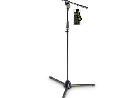 B-Stock: Gravity GMS4322B Microphone Stand with Folding Tripod Base and 2-Point Adjustment Telescoping Boom Hot on Sale