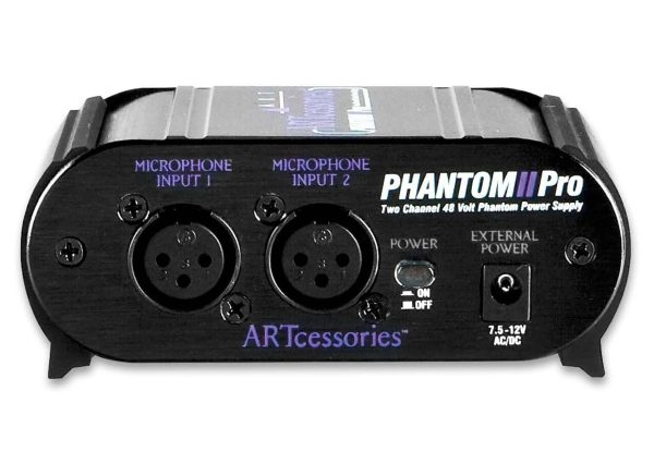 Art Phantom II Pro Dual Channel Phantom Power Supply on Sale