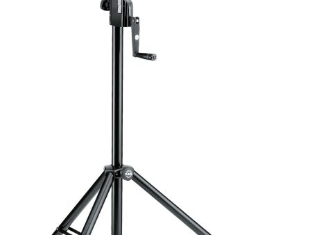 K&M Hand Crank Speaker Stand - Black Fashion