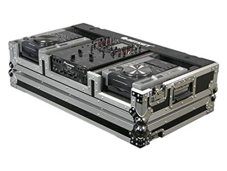 Odyssey FR10CDIWE Flight Ready CD Coffin fit for Two Tabletop CD Players and a 10-Inch Mixer Discount