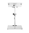 B-Stock: Gravity LTS T 02 W, Universal Laptop Stand with Adjustable Holding Pins and Steel Base - White Fashion