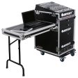 Odyssey FZ1316WDLX Deluxe 13U Top Slanted 16U Bottom Vertical Pro Combo Rack with Side Table and Casters Discount