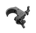 Global Truss JR SNAP CLAMP BLK, Light Duty Low Profile Hook Style Clamp - Black Hot on Sale