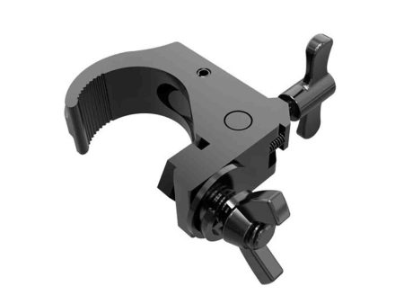 Global Truss JR SNAP CLAMP BLK, Light Duty Low Profile Hook Style Clamp - Black Hot on Sale