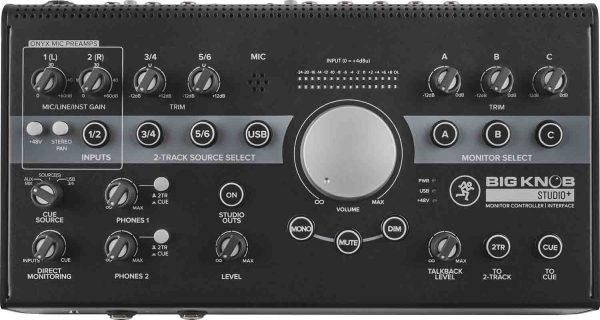 B-Stock: Mackie Big Knob Studio+ Monitor Controller And Interface Online Hot Sale