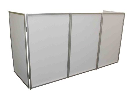 ProX XF-5X3048S 5 Panel Frame DJ Facade with Stainless Quick Release 180 Degree Hinges - Silver Discount