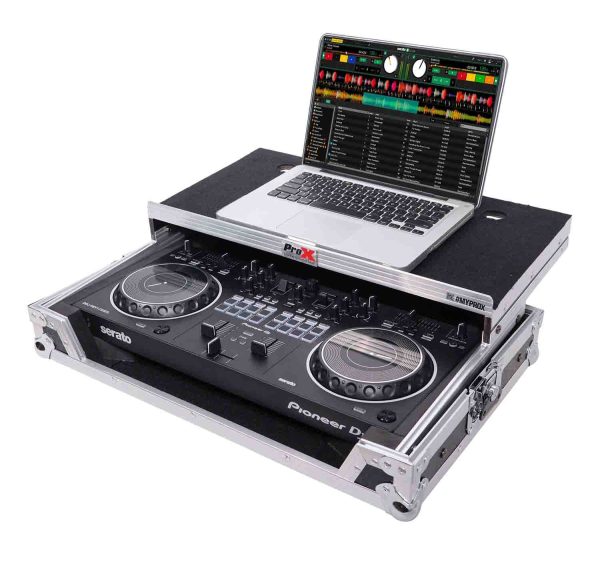 B-Stock: ProX X-DDJREV1LT Flight Case for Pioneer DDJ-REV1 Digital Controller with Sliding Laptop Shelf Online now