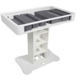 ProX XZF-DJCTW DJ Control Tower Travel Stand for PIONEER XDJ-XZ, DDJ-1000, DDJ-SX3 RANE One - White Finish For Discount