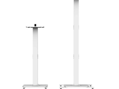 B-Stock: ProX XFH-MHSTANDX2WH Humpter Adjustable Lighting and DJ Stands with Carrying Bags - Pair of White Discount