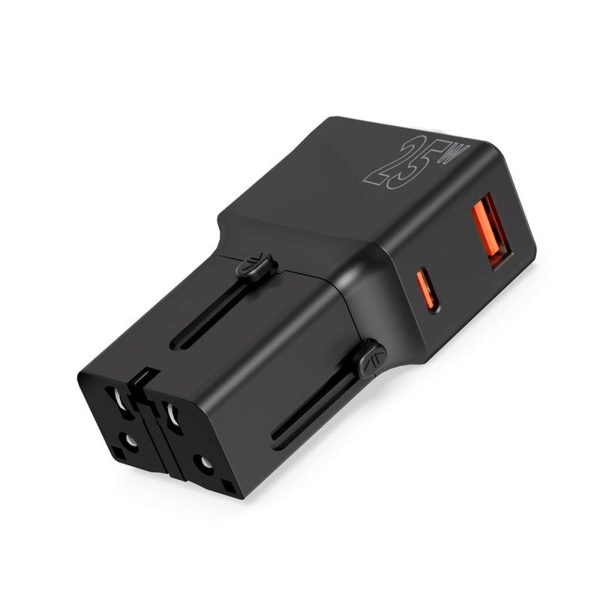 Mobile Origin Rejse Adapter EU US UK AU 25W - Sort Supply