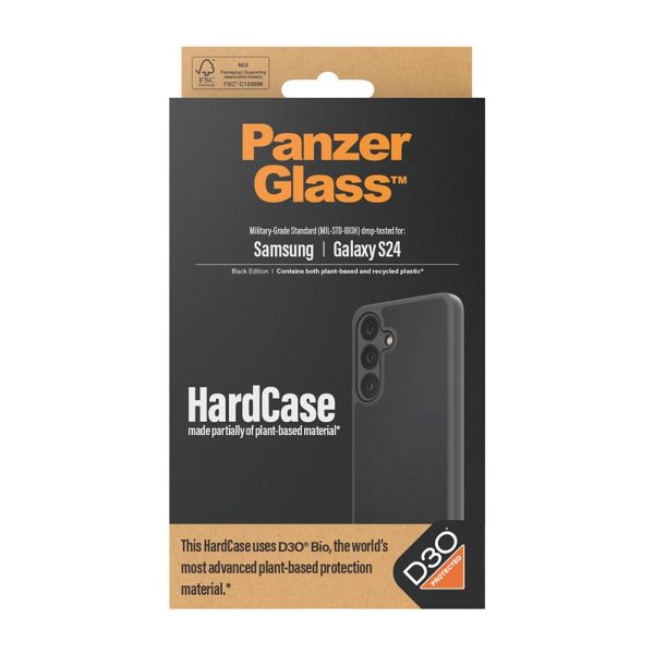 Samsung Galaxy S24 Cover PanzerGlass D3O Bio HardCase - Sort Supply