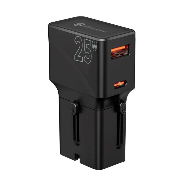 Mobile Origin Rejse Adapter EU US UK AU 25W - Sort Supply