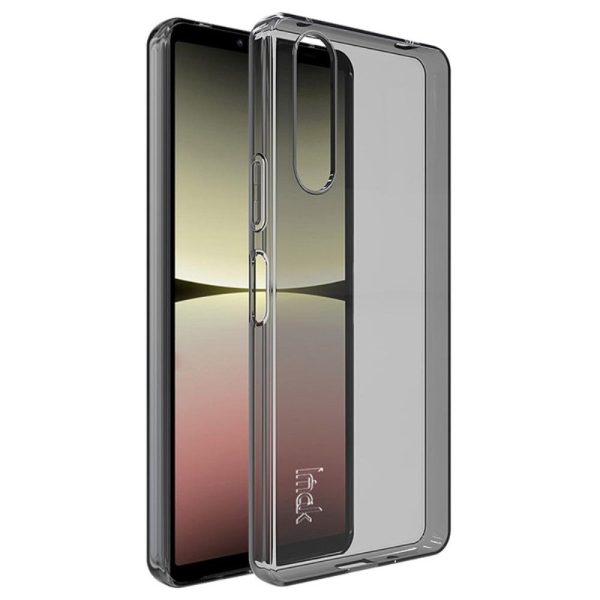 Sony Xperia 10 V IMAK Fleksibel Plastik Cover - Gennemsigtig   Sort Supply