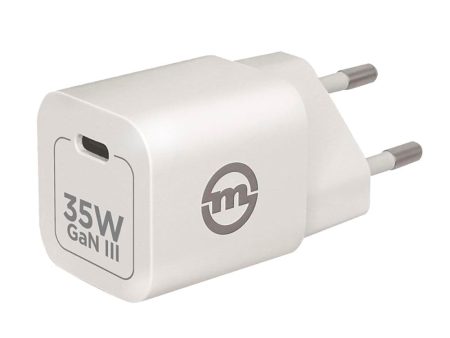 Mobile Origin Super Charger 35W GaN Vægoplader m. USB-C - Hvid For Sale