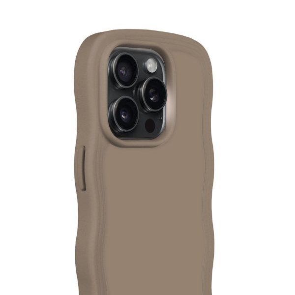 Holdit iPhone 14 Pro Max Wavy Case - Mocha Brown Online now