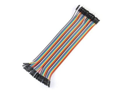 40pcs 20cm Male to Female Color Breadboard Cable Jump Wire Jumper For Cheap