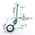 Aluminum Tail Wheel Landing Gear With 25mm Wheel For 40 Class   60 Class RC Airplane Online now