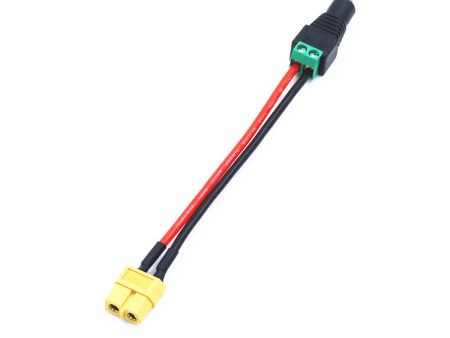 AMASS XT60 Connector Female To DC 5.5mm*2.5mm   5.5mm*2.1mm DIY Wire Cable for RC Airplane Sale