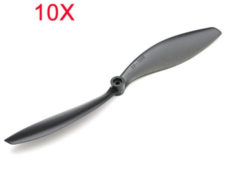 10PCS 7060 7x6 inch Slow Fly Propeller Blade Black CCW for RC Airplane For Discount